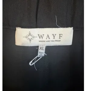 WAYF Black Wide Leg Pants XL High Rise Pull-On Dressy Flowy Trousers thumbnail 6