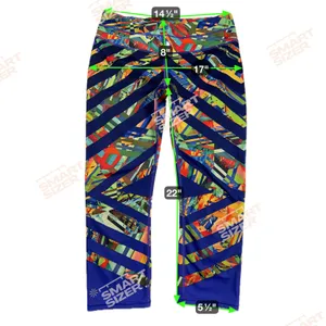 Athleta Kaleidoscope Sonar Capri Compression Leggings Colorful Abstract Size M thumbnail 5