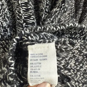 American Eagle Outfitters Sweater Knit Black White‎ sz M Preppy Casual thumbnail 5
