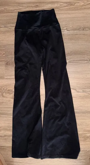 aerie navy high-rise flared leggings thumbnail 1