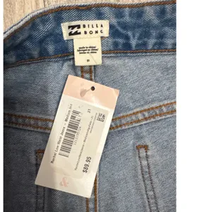 Billabong Rachel Low Waist Jeans Medium Indigo Fade Wide Leg Denim 31 NEW thumbnail 3