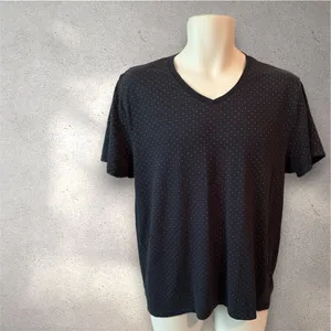 Old Navy Men Short Sleeve Soft Washed Polka Dot T Shirt Size Large Navy thumbnail 2