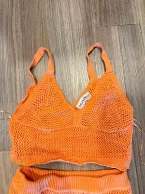 Crochet orange set thumbnail 2