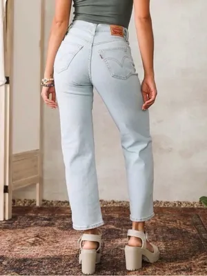 Levi’s Ribcage Straight Ankle Button Fly Jeans Size 26 thumbnail 2