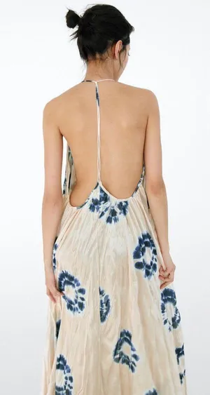ZARA dress maxi oversize fit boho flogger prints casual summer vacation wedding thumbnail 10