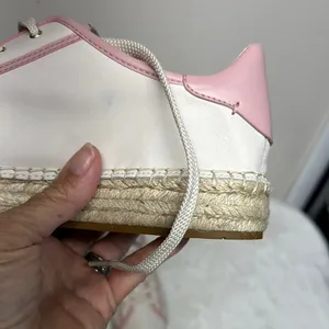 Coach Pink and White Leather Sneakers Never Wore (see photos) thumbnail 14