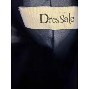DressSale Navy Blue Chiffon Beaded Formal Evening Gown Estimated 14/16 thumbnail 12