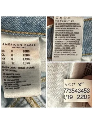 American Eagle Ripped Distressed Knee Holes Mom Jeans 8 thumbnail 5