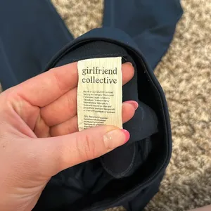 Girlfriend Collective Navy Blue Leggings Small thumbnail 8