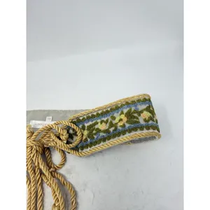 Love Shack Fancy Floral Embroidered Tassel Belt Western Boho‎ Resort Womens M/L thumbnail 3