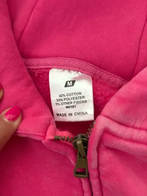 Oversized zip up Pink Size M thumbnail 2