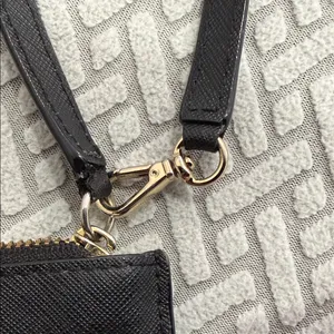Kate Spade Tinie Laurel Way Black Leather Wristlet Wallet thumbnail 8