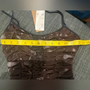 Urban Outfitters Ruched Mini Body Con Dress Size Small thumbnail 4