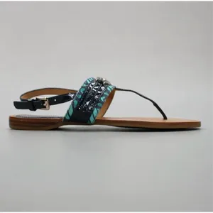 ✨Coach Ladies Sammy Turquoise Blue Zebra Ankle Strap Sz 9 Sandals✨ thumbnail 6