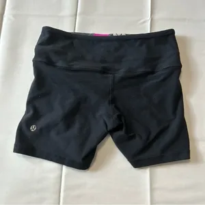 Lululemon Groove Short Reversible Athletic Black & Pink Women’s Size 4 thumbnail 3