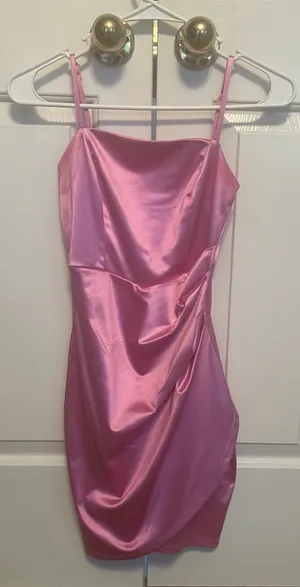 Pink Homecoming Dress Dillard's thumbnail 2