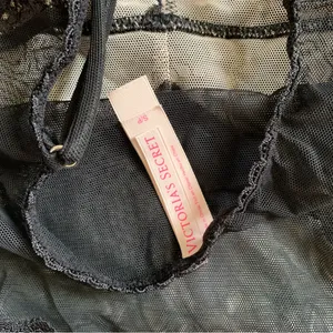 Victoria’s Secret Black Lace Teddy Cross Back Deep V S thumbnail 8