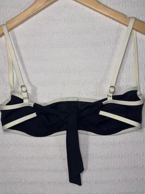 Monday Swimwear Womens Colorblock Balconette Bikini Top Size S Resort Beach thumbnail 2