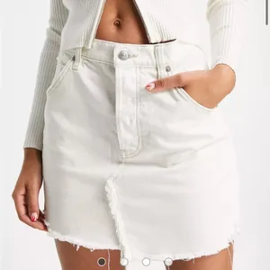 Free People Brea Cut Off Denim Skirt thumbnail 1