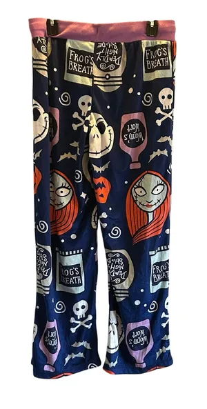 Disney Nightmare Before Christmas pajama bottoms Medium soft comfy cozy thumbnail 1