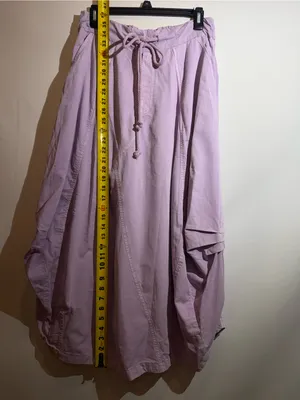 NWT Free People Willow Poplin Parachute Maxi Skirt in Pink Lavender Size S thumbnail 6
