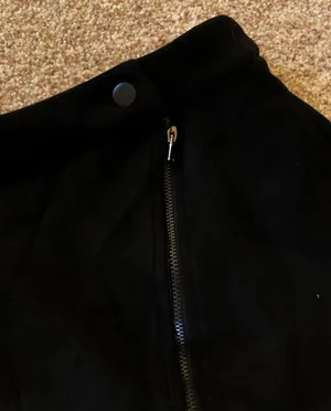 Black Suede Skirt thumbnail 2