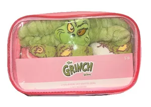 Dr Seuss Grinch Cozy Sock & Headband Gift Set NWT‎ thumbnail 1