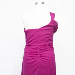 Alex Evenings - One Shoulder Ruched‎ Mesh Gown thumbnail 6