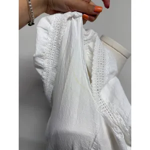 Seaspice Peruvian Cotton White Off Shoulder Maxi Skirt Set NWT XL Boho thumbnail 3