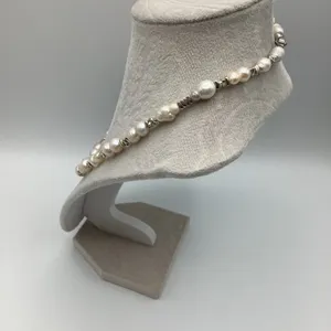 Nature Pearl Necklace 18” With Heart Clasp Sparkle thumbnail 6