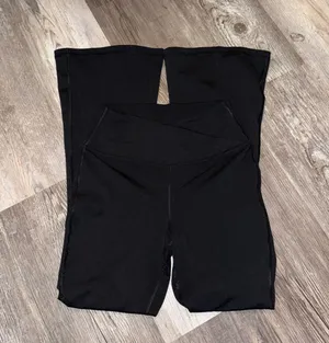 Black Flare Leggings Size M thumbnail 1