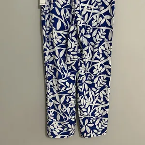 Calvin Klein women's pants Sz M blue and white thumbnail 6