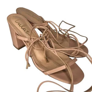 LuLu's Lace Up Calf Heels‎ thumbnail 3