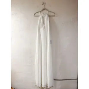 NEW Lulus Romantic Mood Lace Sleeveless Maxi Dress in White Small thumbnail 2