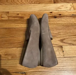 Birdies Starling Suede Leather Loafers Latte Slate comfy quilt preppy daily thumbnail 5
