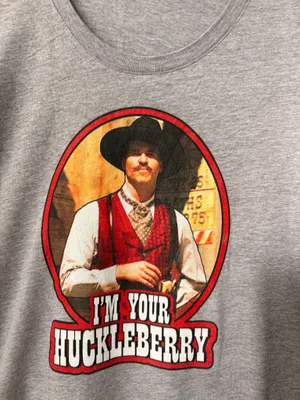 Bella + Canvas I’m Your Huckleberry Doc Holliday Graphic Tee Size M thumbnail 2