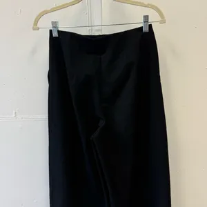 NWT OAK + FORT Women’s Wide Leg Contemporary Minimalist Trouser Pants Black Sz 2 thumbnail 6