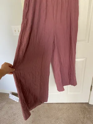Free People Button up Mauve Jumpsuit 🌿🔮 thumbnail 3