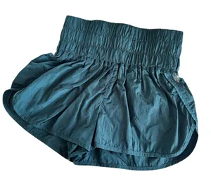 Free People Movement The Way Home Shorts Women’s Small Teal Green Lined Running thumbnail 1