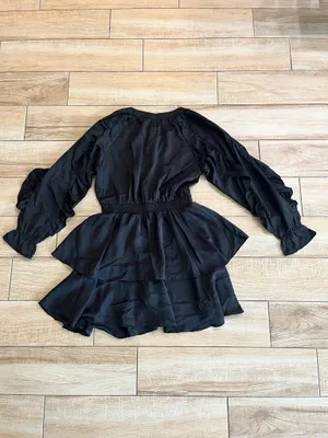 Womens NWT Glam Black Mini Dress - M thumbnail 5