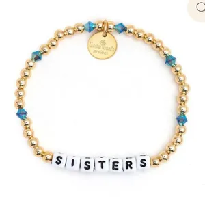 BaubleBar NWT Little Words Project - SISTERS Gold Filled and Crystal thumbnail 1