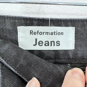 Reformation Size 26 Jeans‎ High & Skinny Erie Dark Wash Denim Belted High Waist thumbnail 7