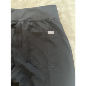 FIGS YOLA‎ Scrub Pants Women's XS Black Straight Leg Technical Collection thumbnail 14