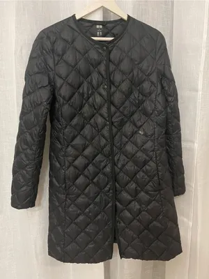 UNIQLO Ultra Light Down Compact Coat Black Size S Quilted Long Jacket Packable thumbnail 10