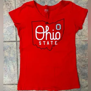 the ohio state university short sleeve v-neck tshirt, size medium thumbnail 1