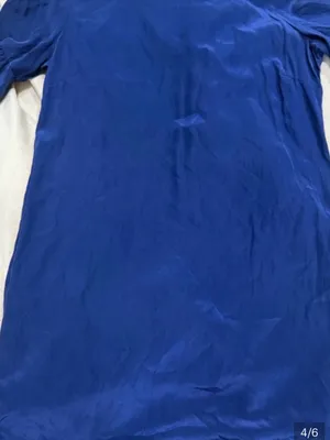 Amanda Uprichard Royal Blue Ruffle Sleeve Mini Dress thumbnail 4