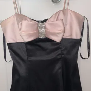 Morgan and co cocktail bow dress thumbnail 2
