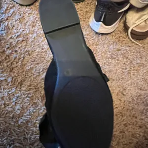 Women's Black Bow Mules thumbnail 3