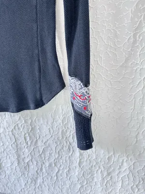 Free People Shirt Soft Thermal Top Waffle Size Medium Boho Western Cowgirl core thumbnail 4