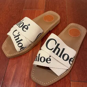 Chloe | Woody Slide Sandals White Cream 36 thumbnail 3